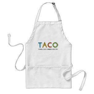 Avental Os músicos da Taco também adoram brincar na cozinh