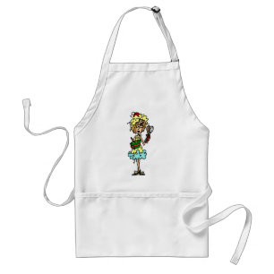 Avental Os t-shirt e os presentes desarrumado do