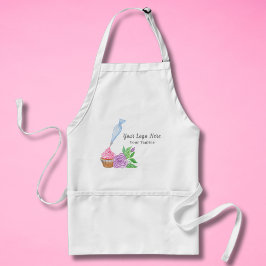 Avental Padaria de Cupcake com Frosting de Aquarela, Cater