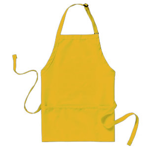 Avental padrão amarelo
