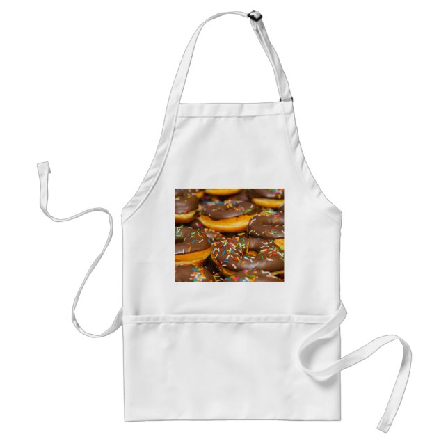 Avental Padrão Donuts de Chocolate (Frente)
