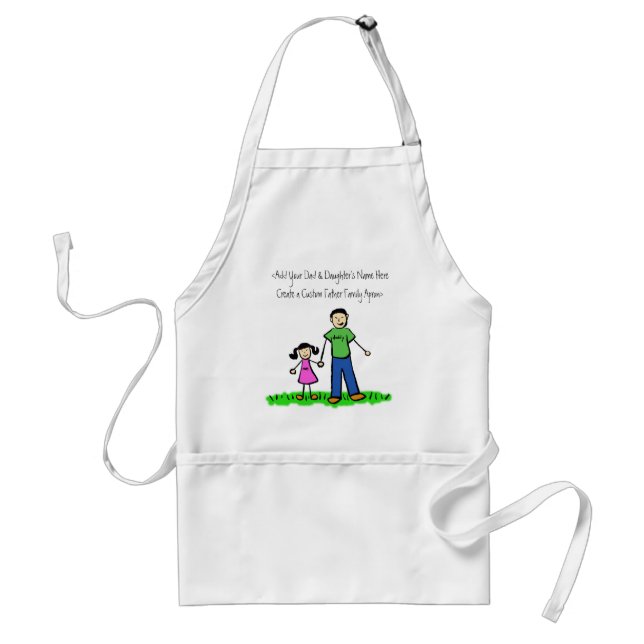 Avental Padre e Filha Personalizado Apron (Frente)