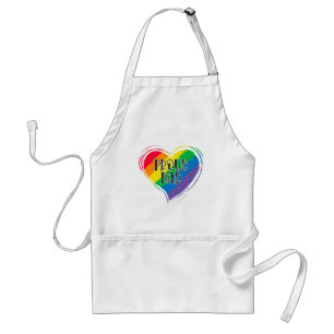 Avental Pai LGBT Orgulho gay Mês do Sinalizador do Coração