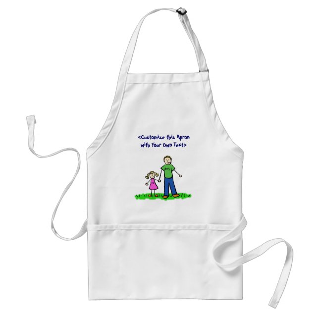Avental Pai Little Girl Apron (loira) (Frente)