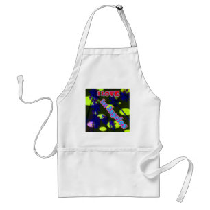 Avental "Palm Sky: EU AMO Los Angeles 3" Apron