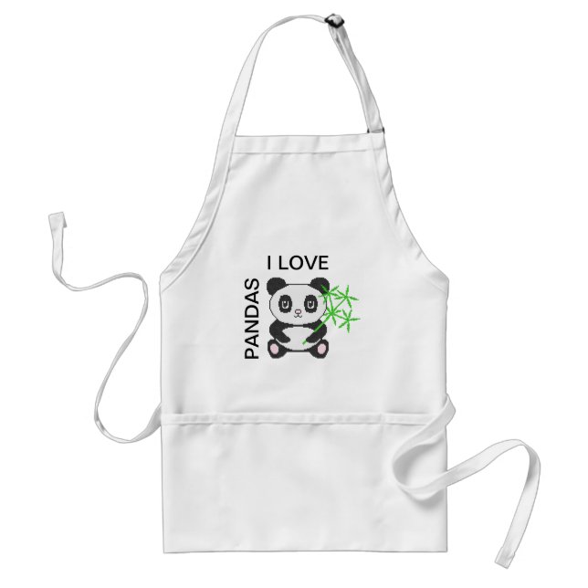 Avental Panda engraçada (Frente)