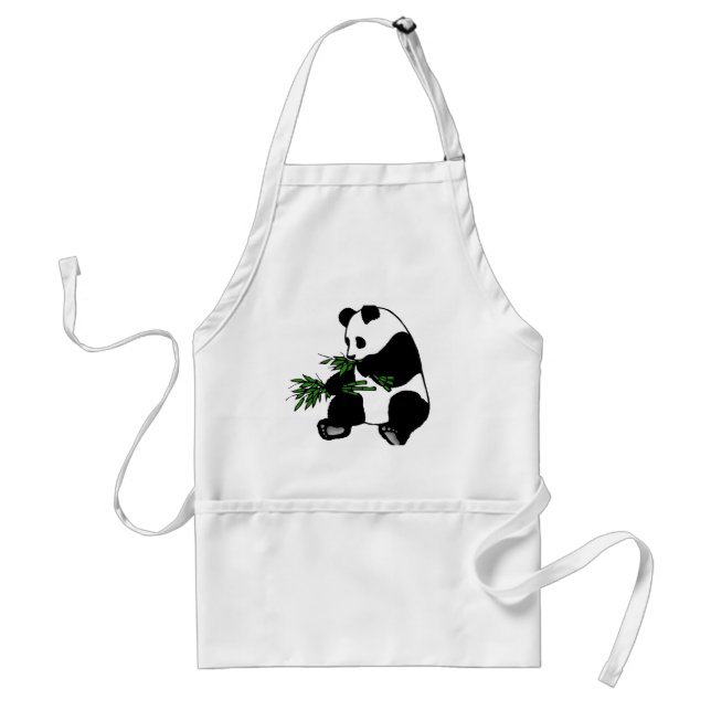 Avental Panda Gigante Come Bambu (Frente)