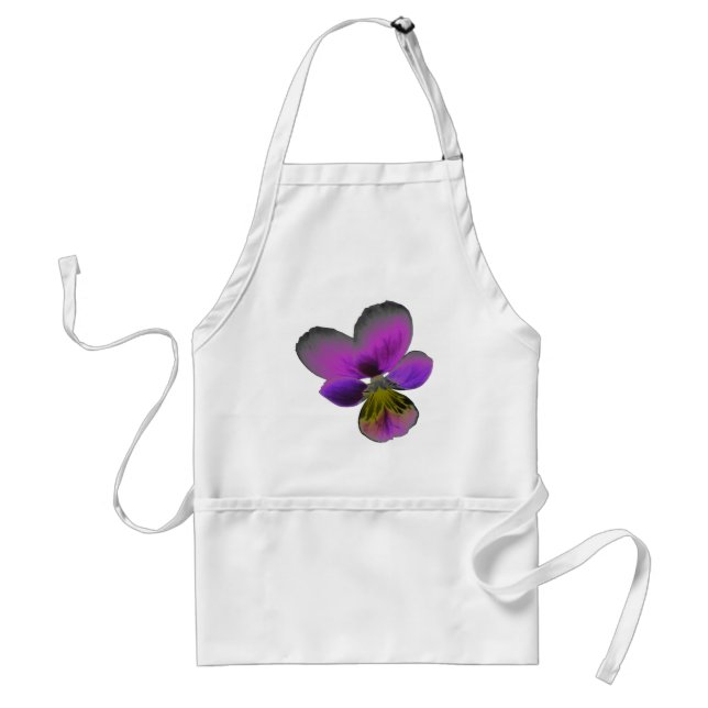 Avental Pansy Wild Dark Purple Apron (Frente)