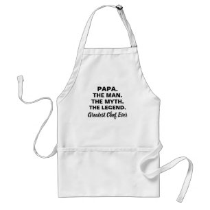 Avental Papai Meu Legenda Engraçado Citação Chef