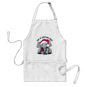 Avental Papais noeis de Natal Elefante Apron