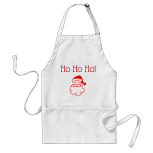 Avental Papais noeis De Natal Red Ho Ho Apron