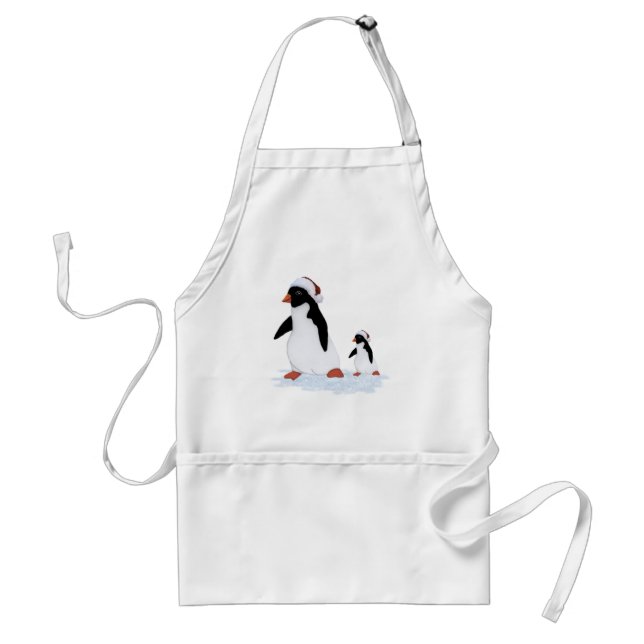 Avental Papais noeis Penguins Apron (Frente)