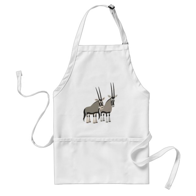 Avental Par de Cartoon Oryxes Apron (Frente)