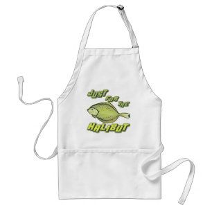 Avental Para os t-shirt e os presentes da pesca do alabote
