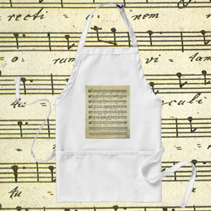 Avental Partitura Antiga, Partitura Musical Antiga 1810