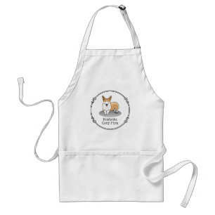Avental Pembroke Welsh Corgi Mãe (vermelha 1) Cachorro Mãe