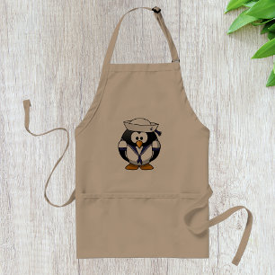 Avental Penguin Sailor Apron