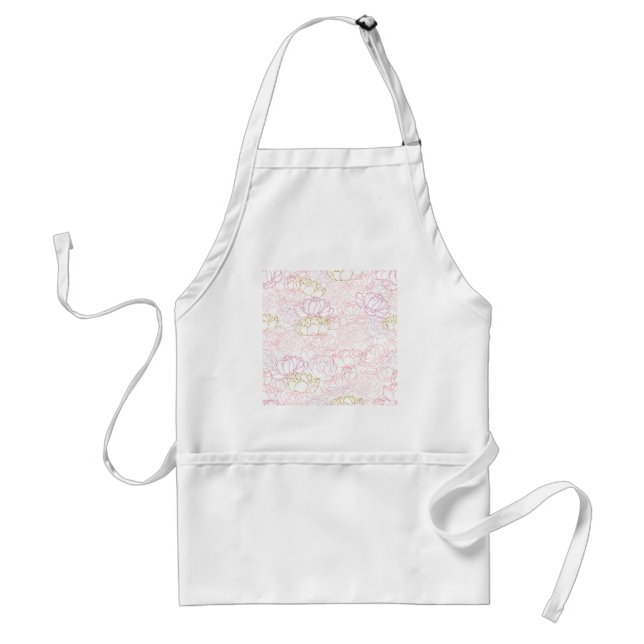 Avental Peonies toque de ouro (Frente)