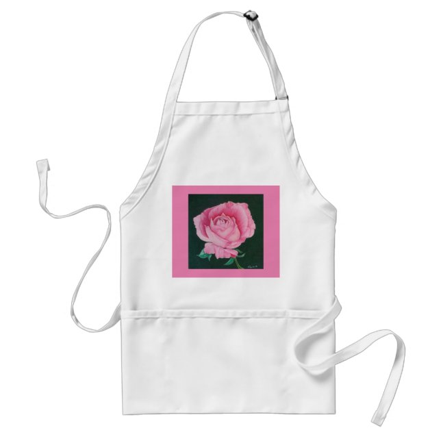 Avental Pérolas Rosa Apron (Frente)