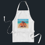 Avental Personalizado o Apron de Fotografias com Texto Per<br><div class="desc">Aprons personalizados de texto e fotos - seu próprio Design - Especial - Casal personalizado / Parceiro / Família / Amigos ou Presente de Avô Pessoal - Adicionar seu texto e foto - Redimensionar e mover ou remover e adicionar elementos / imagem com a ferramenta de personalização. Escolha / adicione...</div>