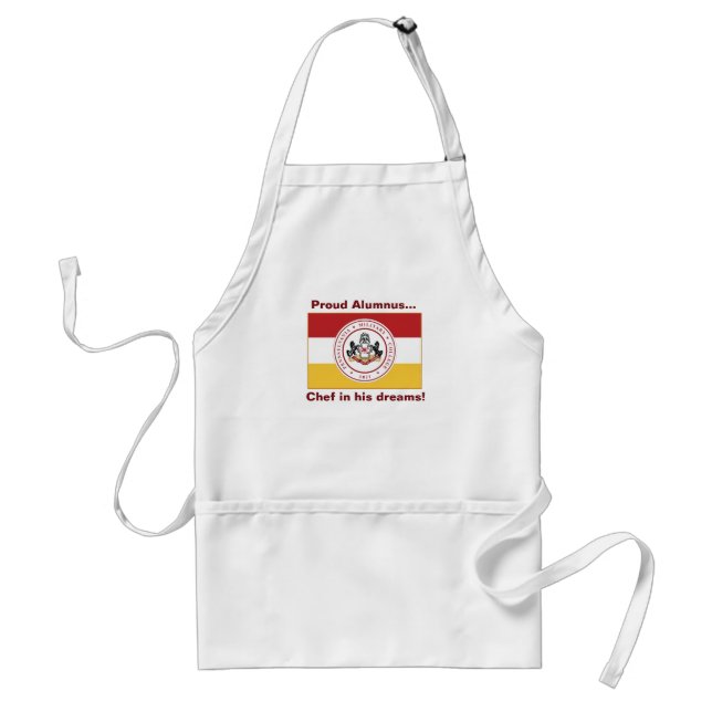 Avental * PERSONALIZADO - "Orud Alumnus" Apron w/PMC Flag (Frente)