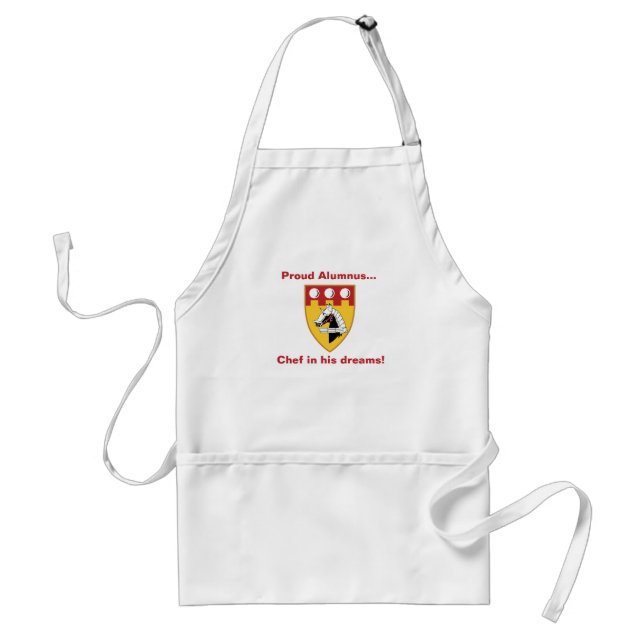 Avental * PERSONALIZADO - "Orud Alumnus" Apron w/PMC SEAL (Frente)