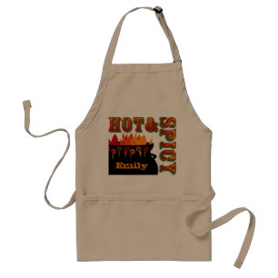 Avental personalizado quente & picante