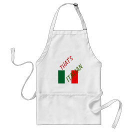 AVENTAL PERSONALIZAR ITÁLIA APRON