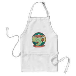 Avental Personalize o Bear Apron para o acampamento de Ver