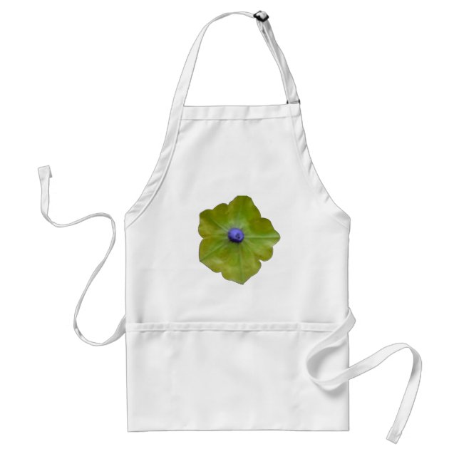 Avental Petunia Green e Blue Apron (Frente)