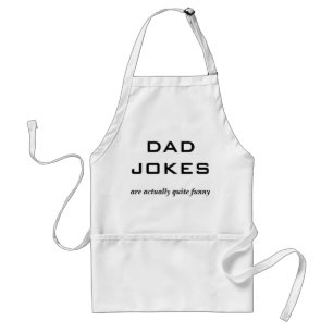 Avental Piadas de Pai Humor Divertido Simples Minimalista