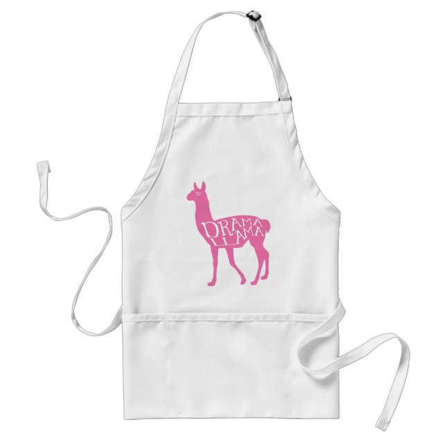 Avental Pink Drama Llama (Frente)