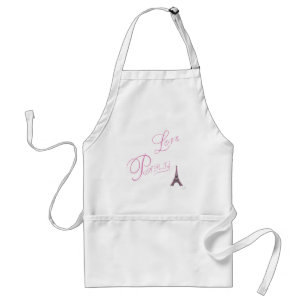 Avental Pink-Love-Paris-Eiffel-Tower-Unique