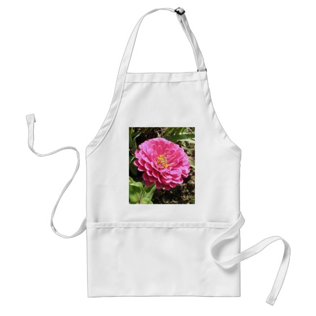 Avental Pink Zinnia Apron (Frente)