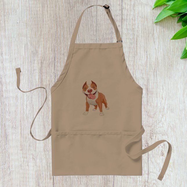 Avental Pit Bull Sorridente Feliz (Criador carregado)