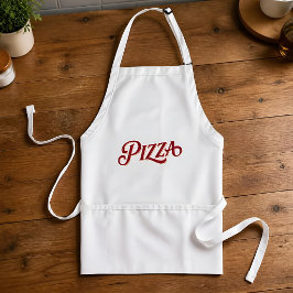 Avental Pizza Escrita Clássica Letreiro Comida Italiana Ce