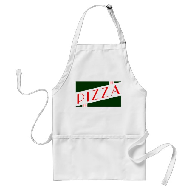 Avental pizza retrô (Frente)