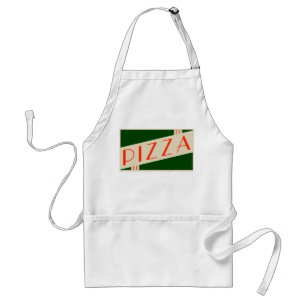 Avental pizza retrô