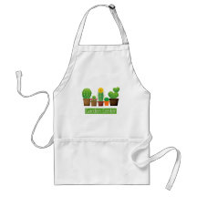 Plantas Suculentes De Cactus Personalizadas Apron