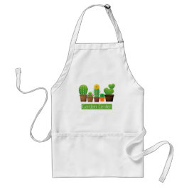 Avental Plantas Suculentes De Cactus Personalizadas Apron