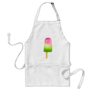 Avental Polinês de pop de Arte de Framboesa Verão