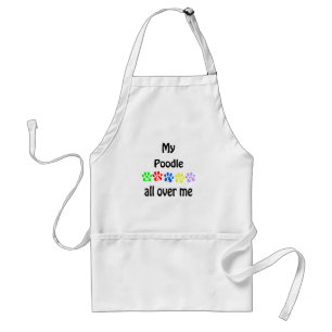 Avental Poodle Walks Design