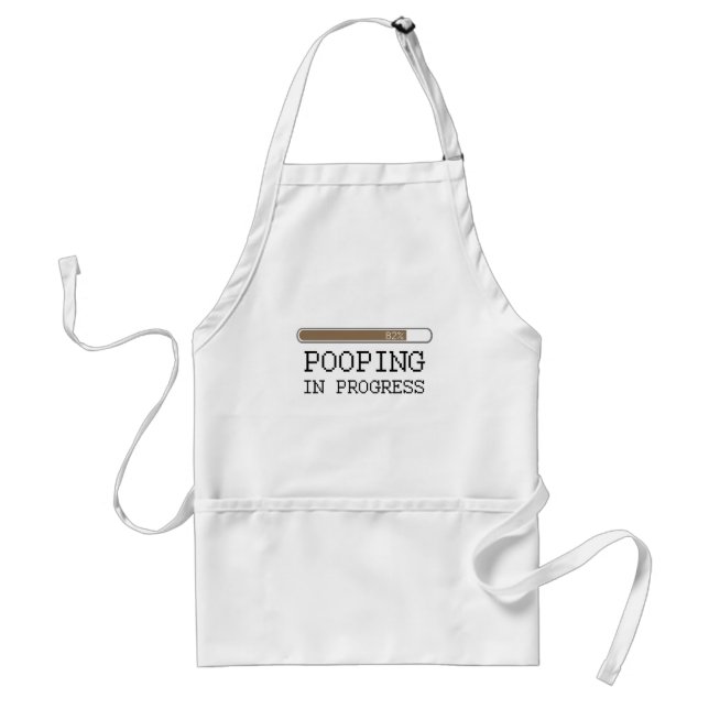 Avental Pooping in progress baby t-shirt (Frente)