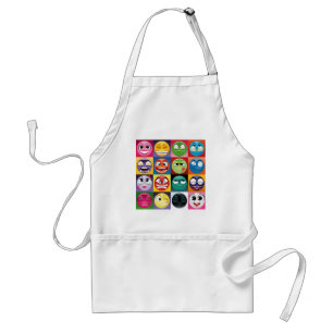 Avental pop art emojis