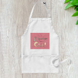 Avental Porque sou uma citação feminista<br><div class="desc">Cozinhe, crie, e expresse-se em estilo com este avental "Porque sou uma Rapariga". Com um design ousado e capacitante sobre um fundo rosa suave, este avental é perfeito para eventos de assar, de artesanato ou de hospedagem com talento. Ajustável e durável, oferece conforto e inspiração na cozinha ou no estúdio....</div>