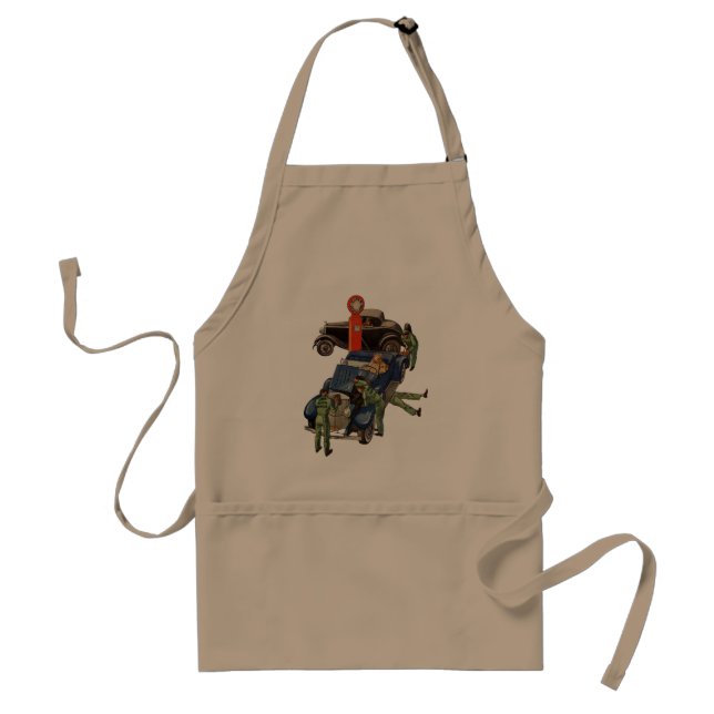 Avental Posto de Gasolina de Serviço Completo Joe's, Negóc (Frente)