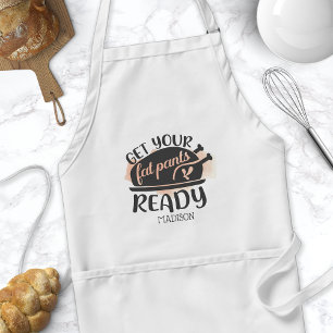 Avental Prepare Seu Calção Gordo Citação Aquarela