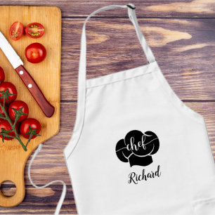 Avental Presente de cozinha personalizada de chef para hom