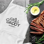 Avental Presente do Dia de os pais Personalizado do Pai Gr<br><div class="desc">Pai Grill Personalizado Gift Apron.</div>