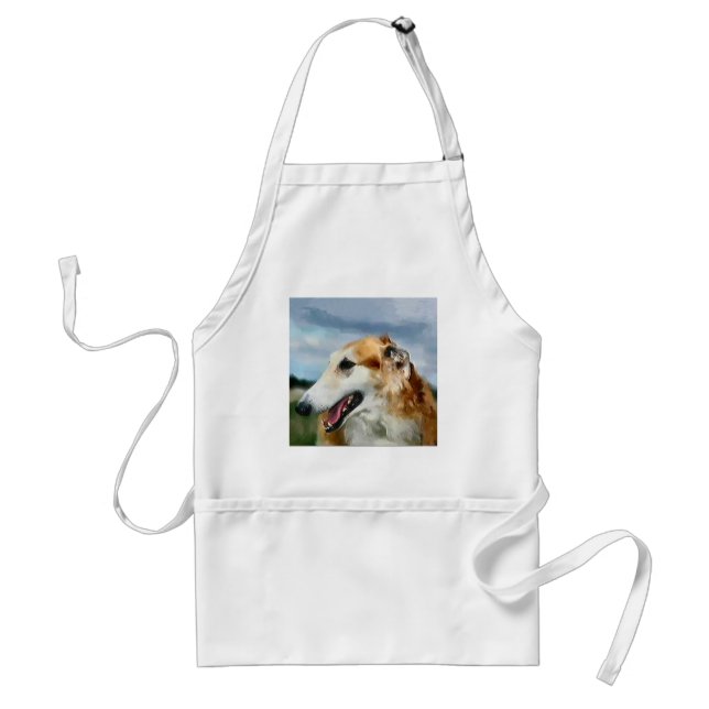 Avental Presentes de Arte Borzoi (Frente)